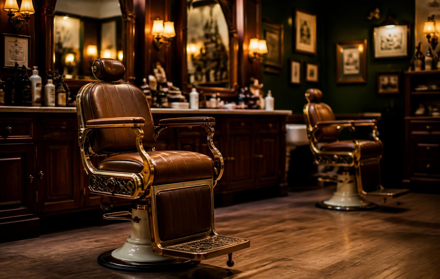 Classic barbershop interior at Barber 1978